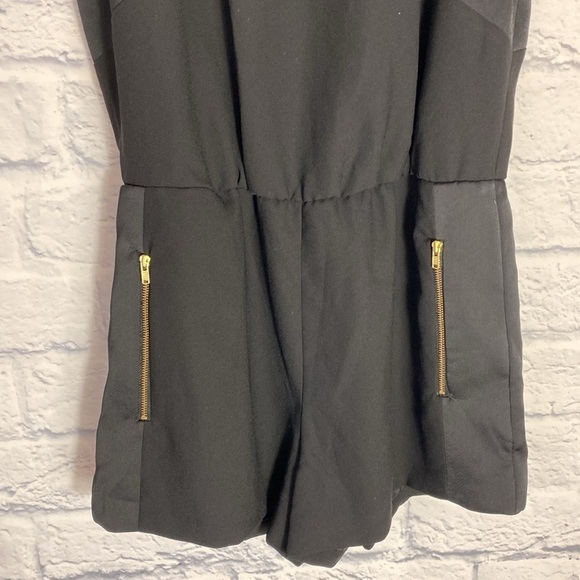 Parker Regina black sleeveless short romper medium NWT - Picture 4 of 8